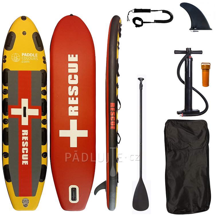 Padleboard Paddle color RESCUE 10'6 - nafukovací záchranářský